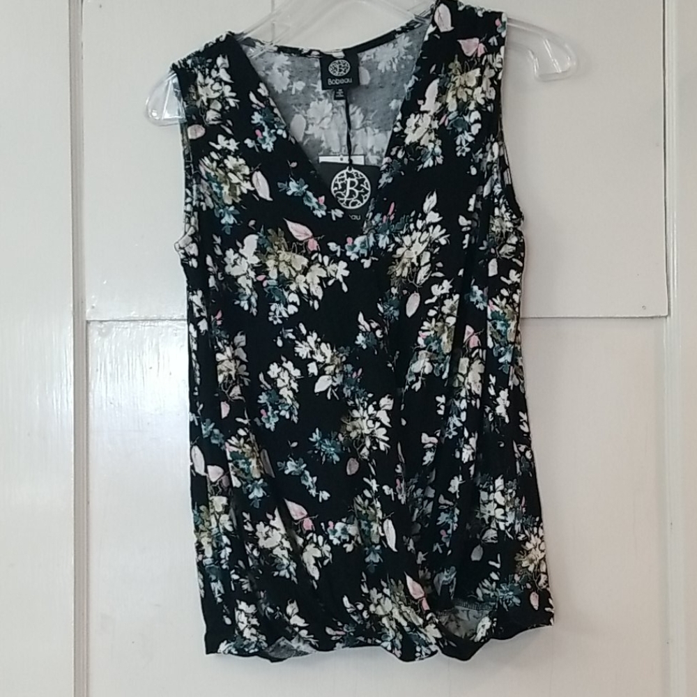 Bobeau Floral Tank Top